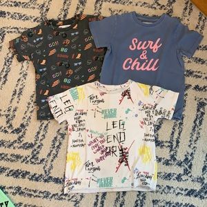 Zara boys tees bundle- size 5